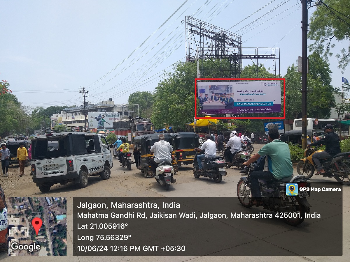 Jalgaon BUS STAND ROAD  Jalgaon Hoarding